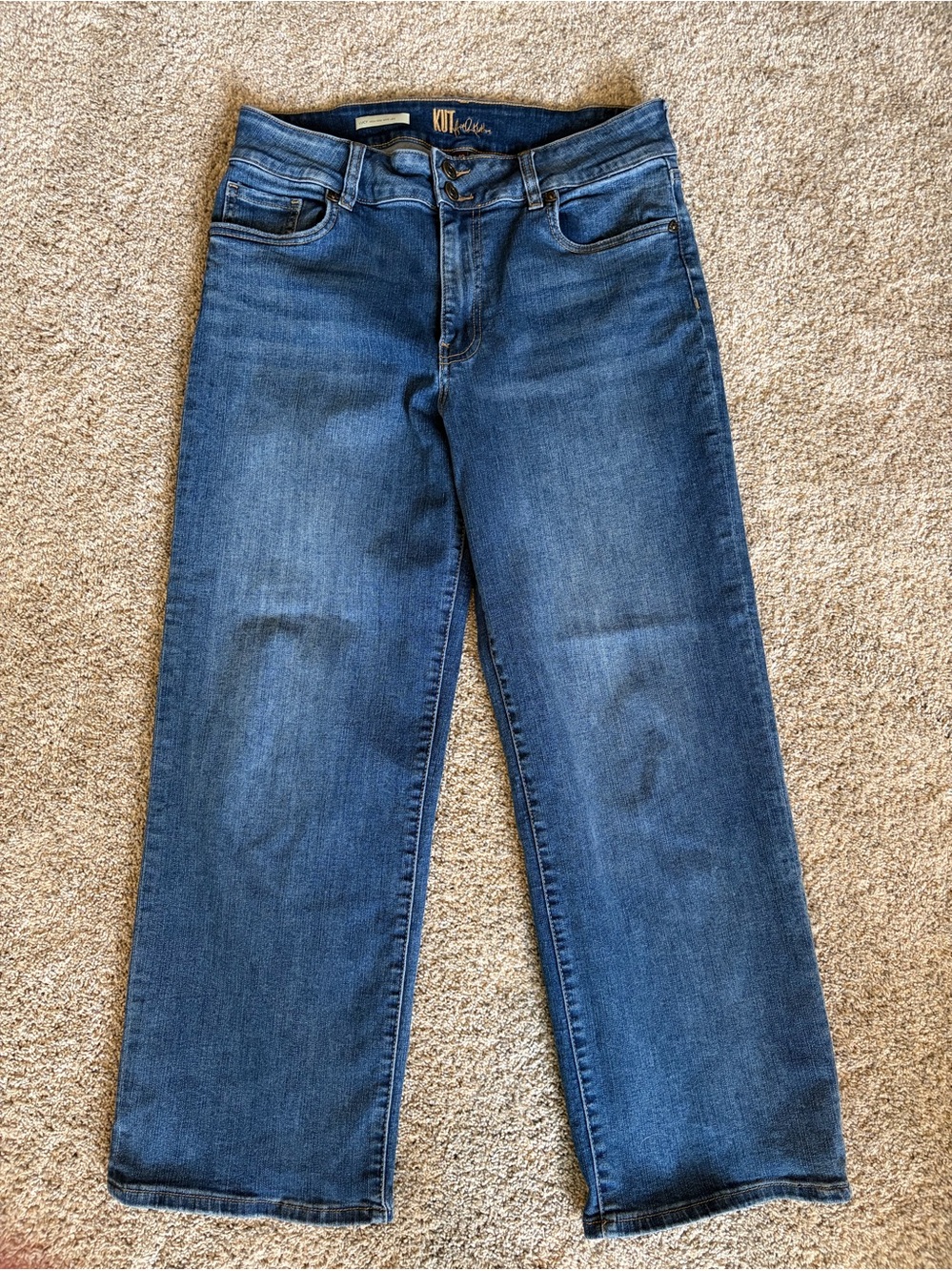 Kut from the Kloth Lucy High Waist Wide Leg Jeans 10